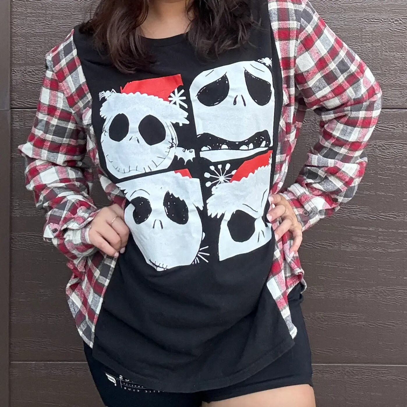 Nightmare Before Christmas Flannel Tee