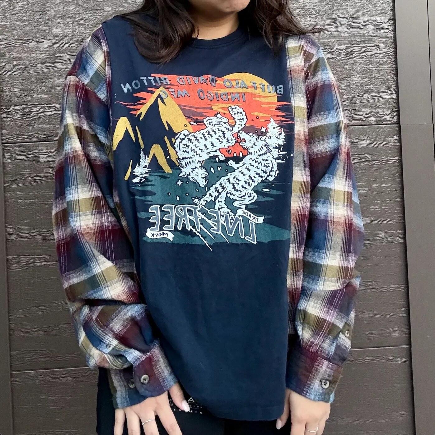 Live Free Flannel Tee