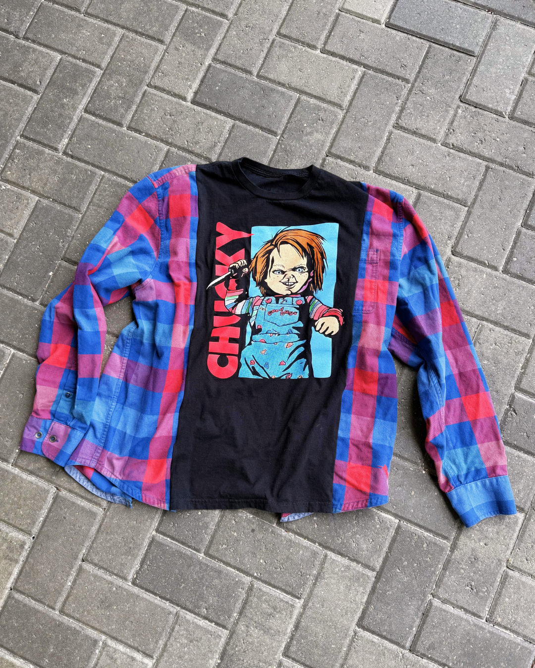 Chucky Flannel Tee 2