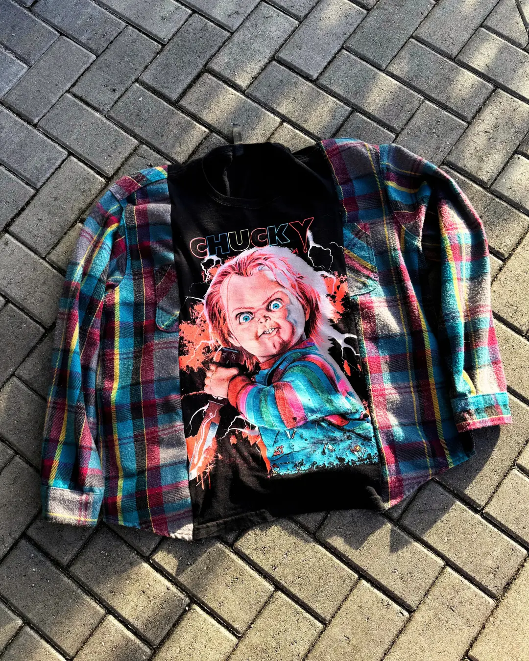 Chucky Flannel Tee detail 1