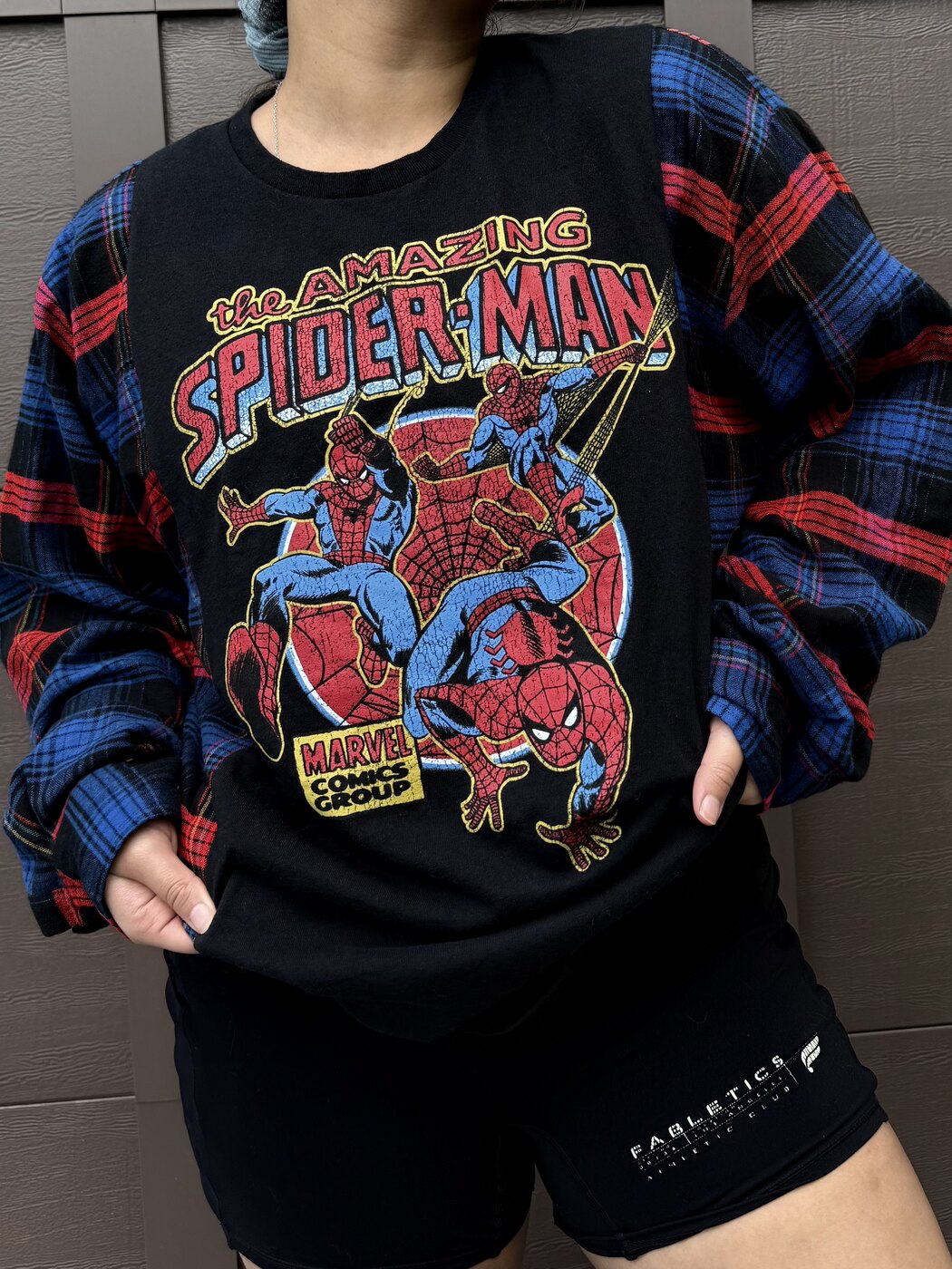 Custom Flannel Tee