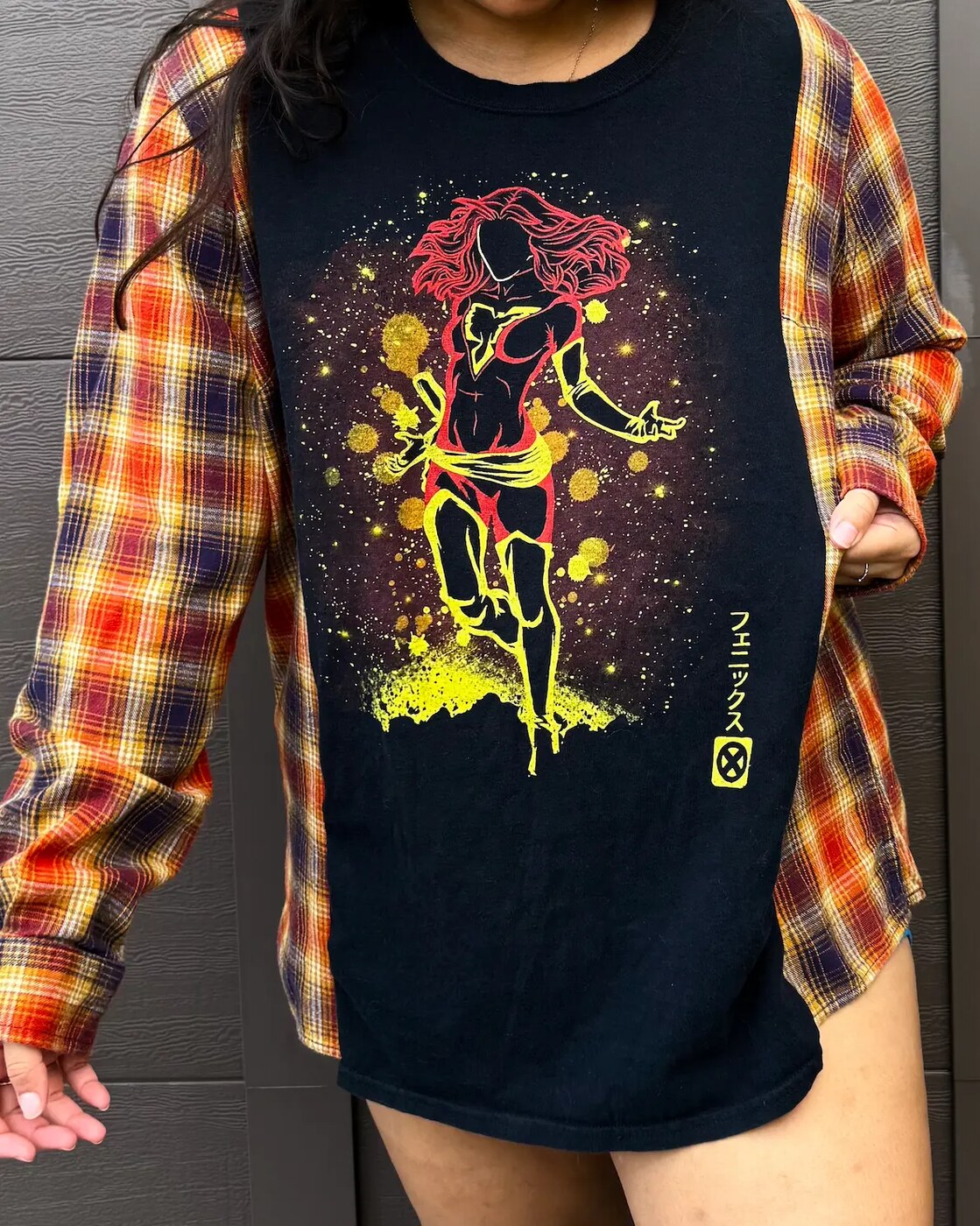 Jean Grey Flannel Tee
