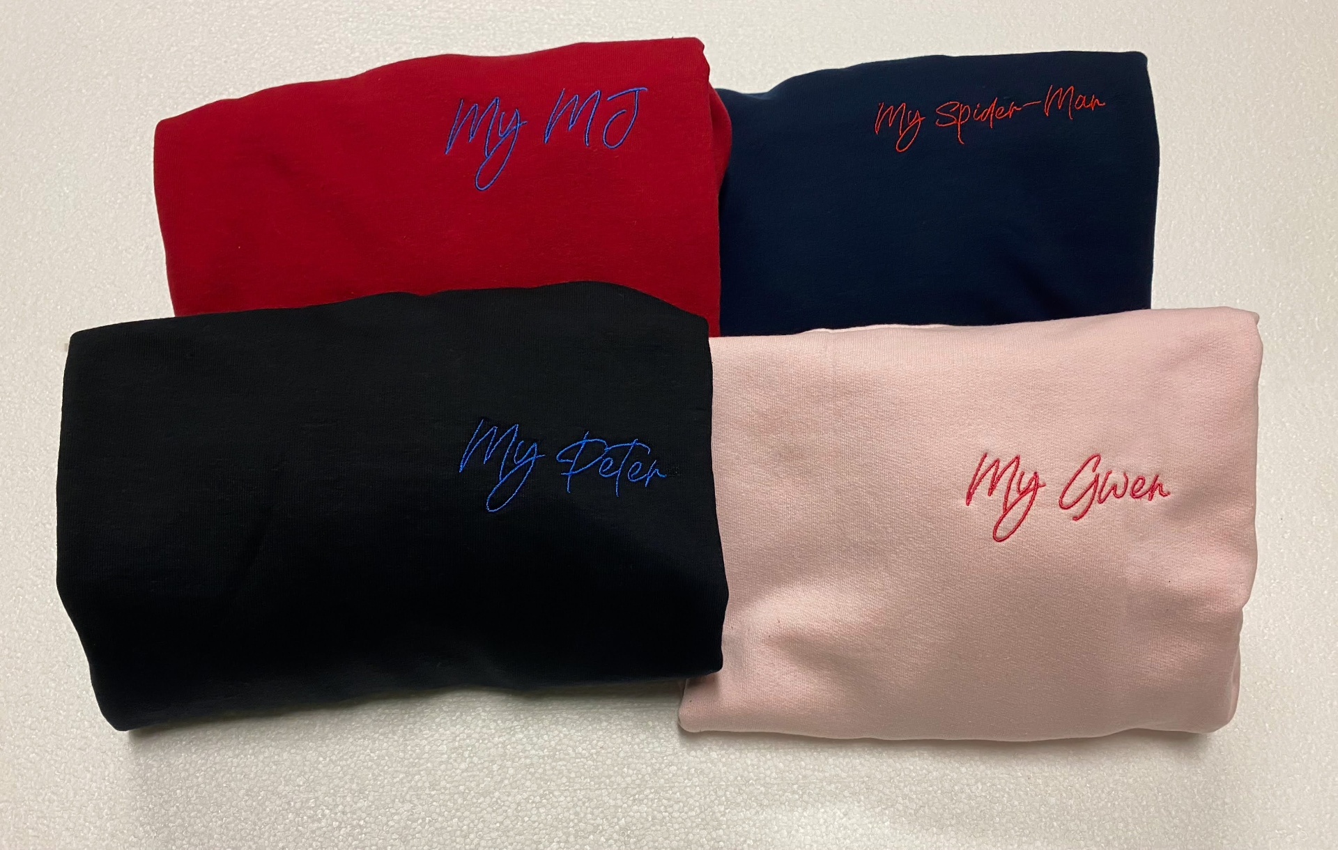 Custom Embroidery Hoodie or Sweatshirt detail 2