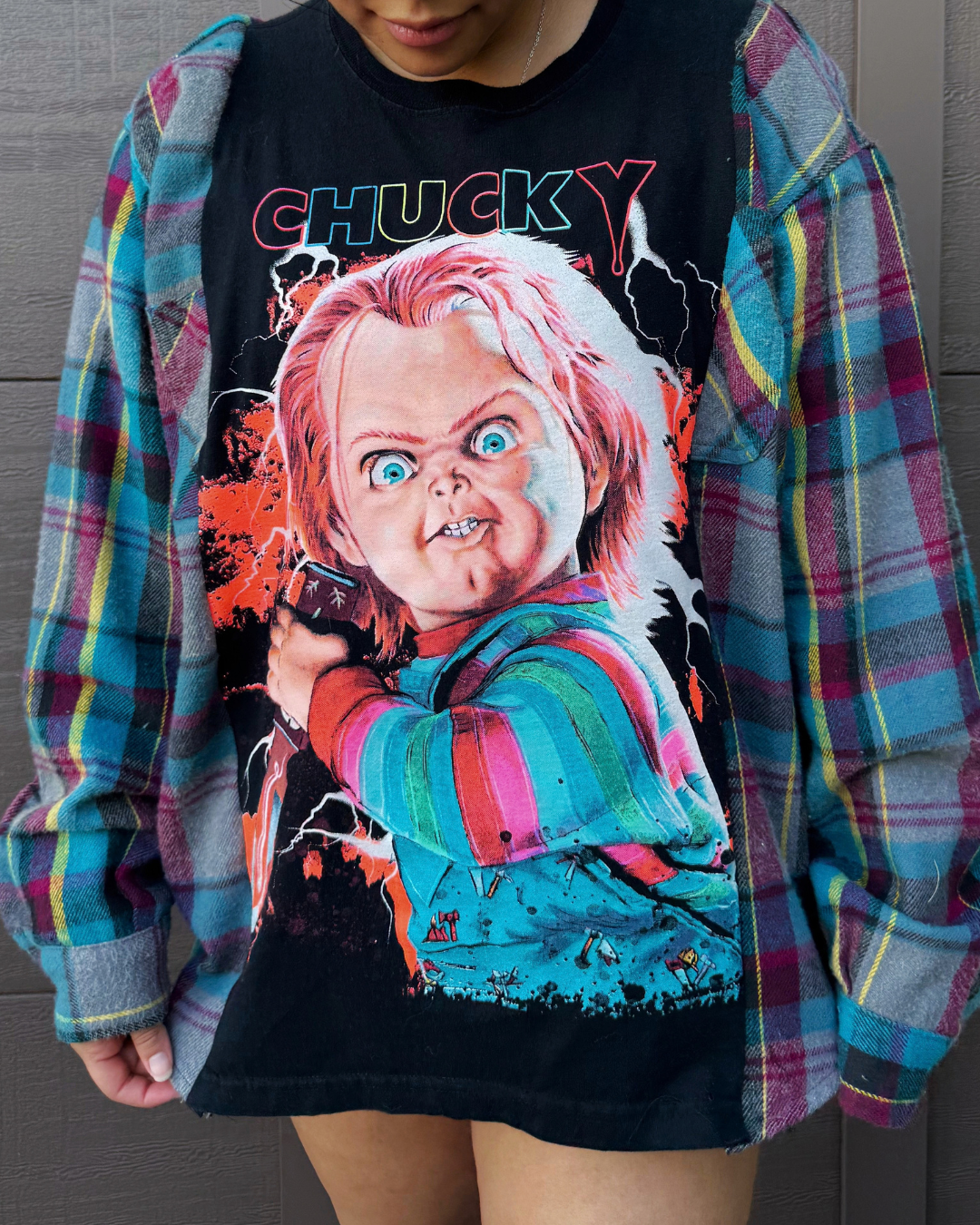 Chucky Flannel Tee