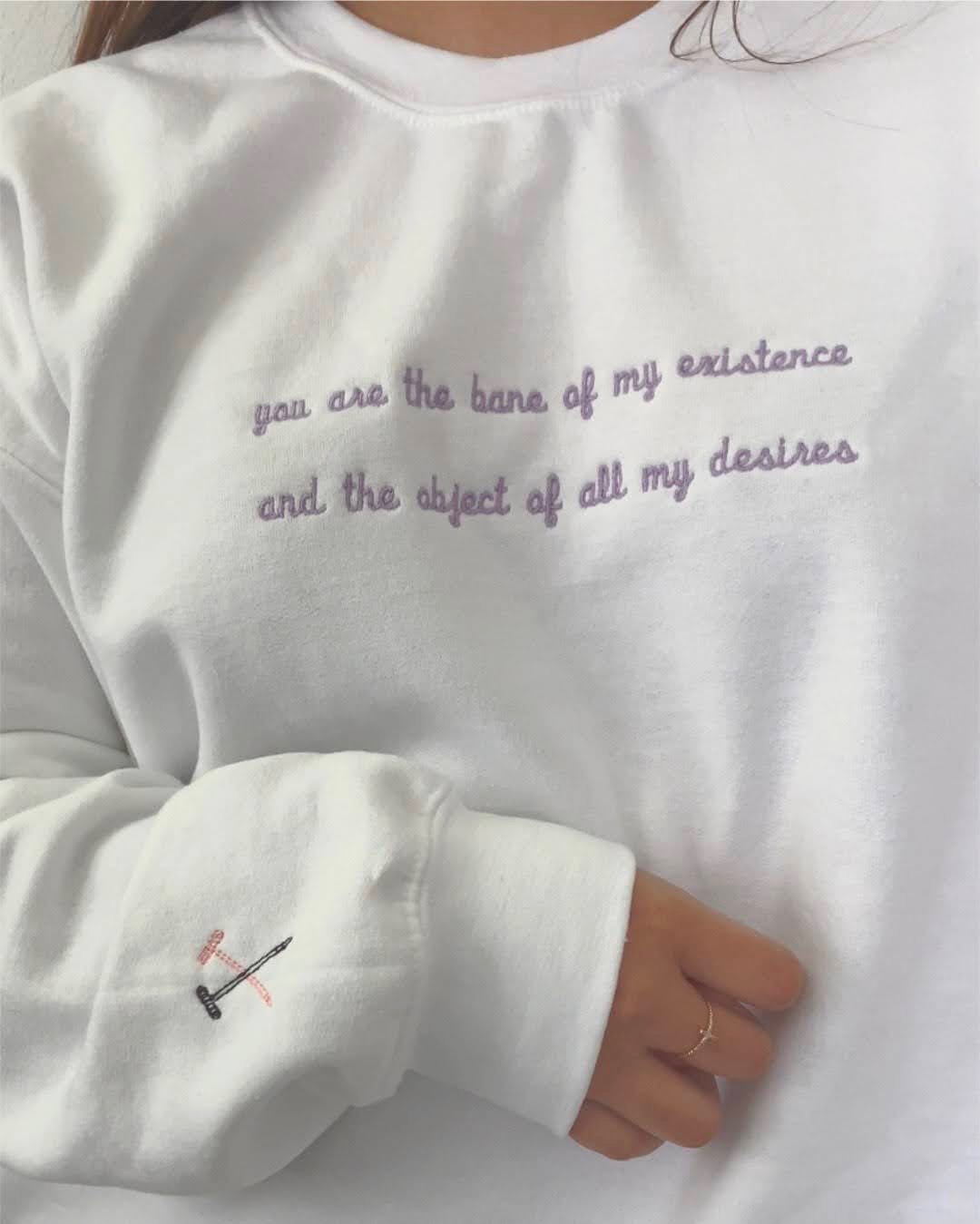 Custom Embroidery Hoodie or Sweatshirt detail 3